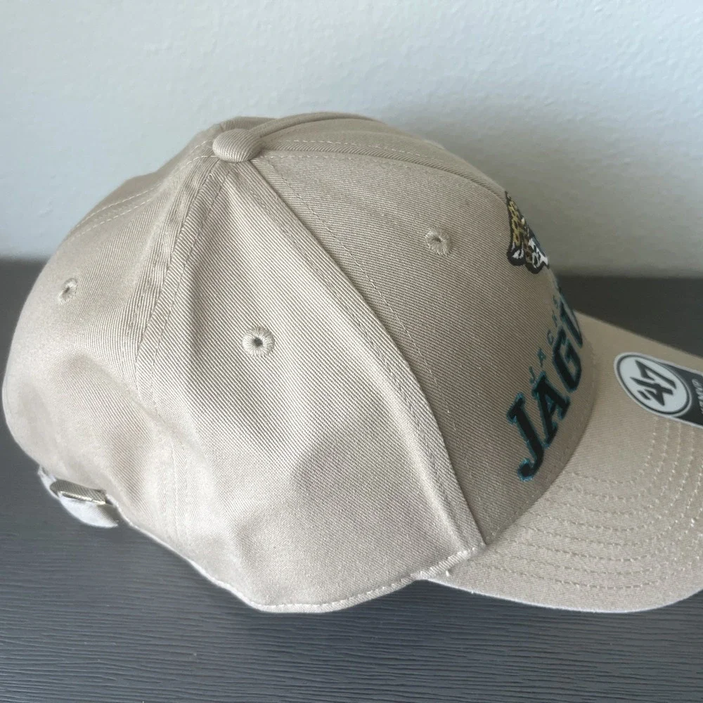 Jacksonville Jaguars 47 Brand MVP Strapback Khaki NWT